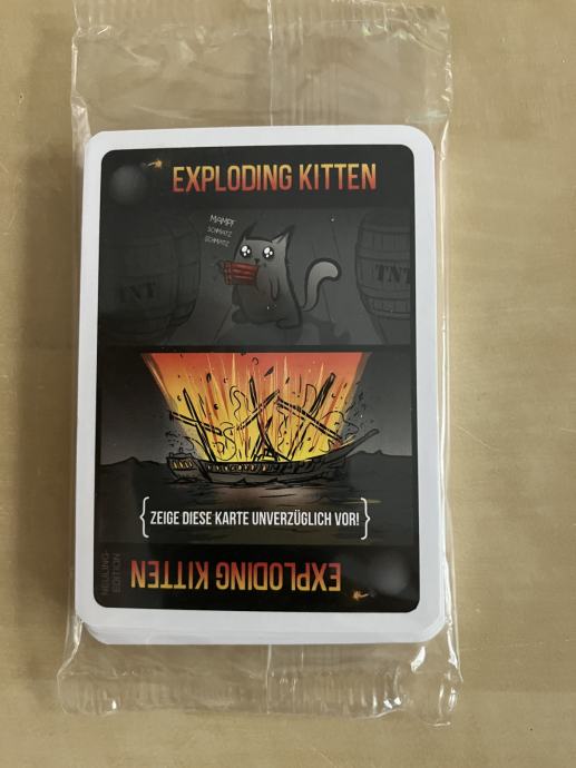 Igra Exploding kitten za 2 igralca