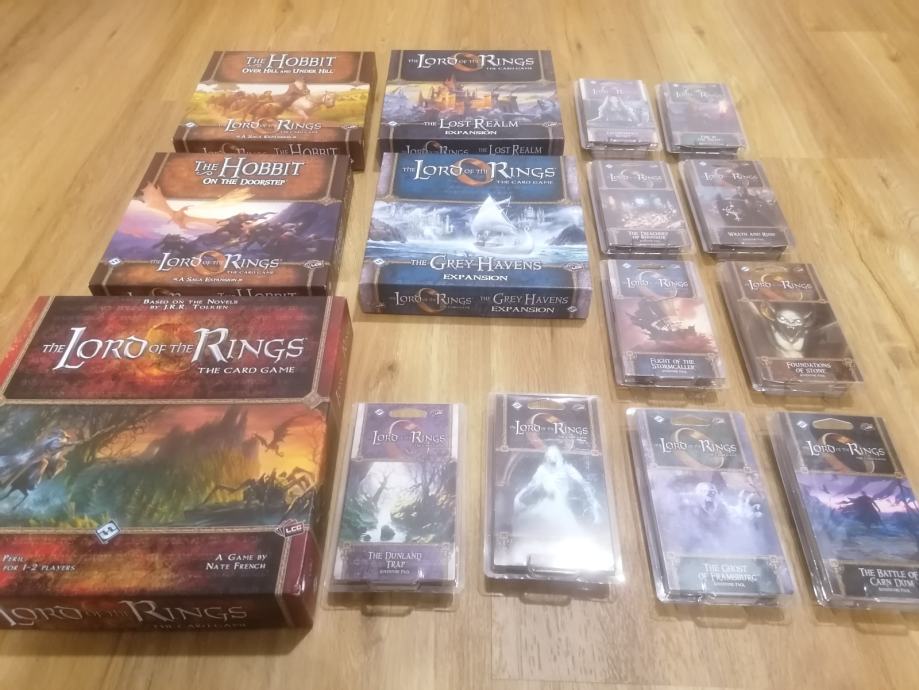 Lord of the rings lcg komplet 90€