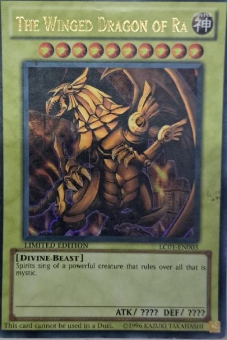 yugioh karta the winged dragon of Ra