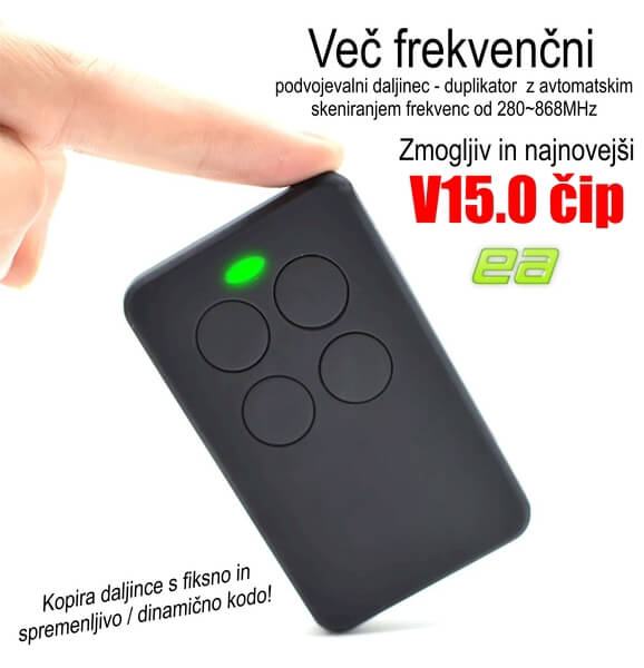 Univerzalni daljinec za kopiranje - podvojevalnik V15