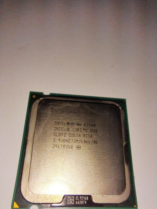 Procesor intel core Duo E7500 7500 3M Cache, 2.93 GHz, 1066 MHz FSB