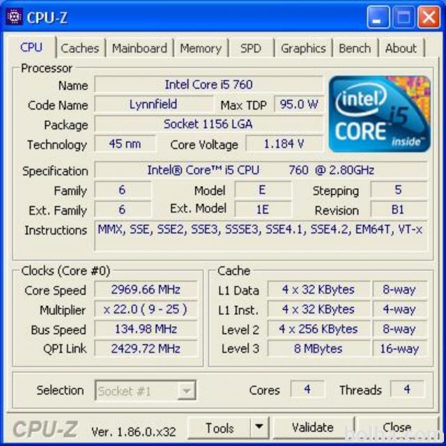 Procesor Intel I5 750