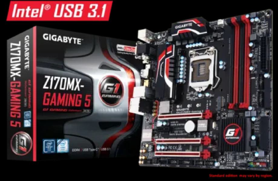 Komplet: i7 6700k + plošča Gigabyte z170 mx gaming 5 + RAM 16gb