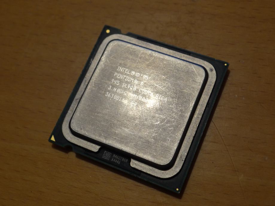 Сравнение процессоров intel pentium d 945