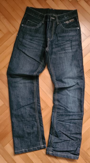 Fantovske dolge hlače jeans velikost 140