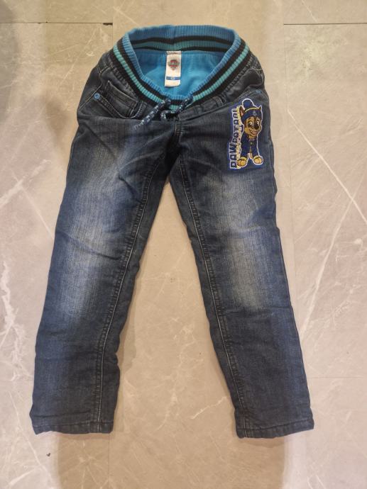 Hlače jeans podložene Paw patrol št 116