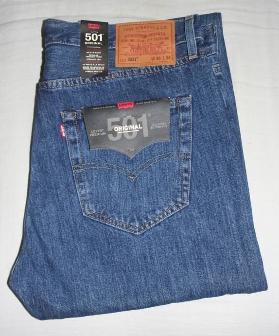 [NOVO] LEVI'S 501 Original Kavbojke W36 L34