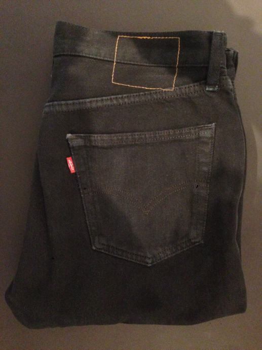 Levis črne hlače - Levi's Belgium - vintage