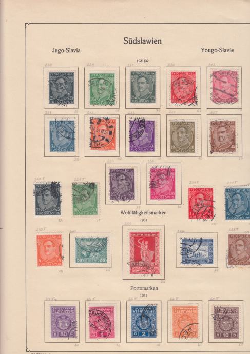 Jugoslavija 1931/32 - list 12