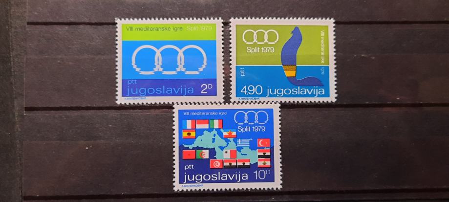 mediteranske igre - Jugoslavija 1979 - Mi 1796/1798 - čiste (Rafl01)