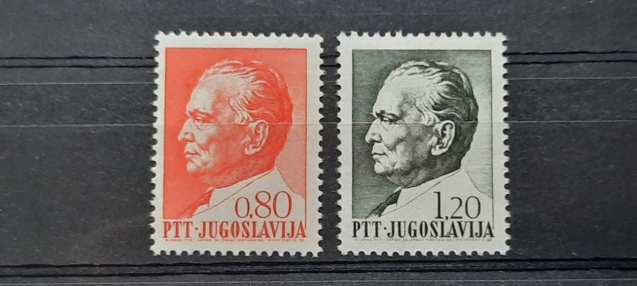 TITO - Jugoslavija 1972 - Mi 1474/1475 - serija, čiste (Rafl01)