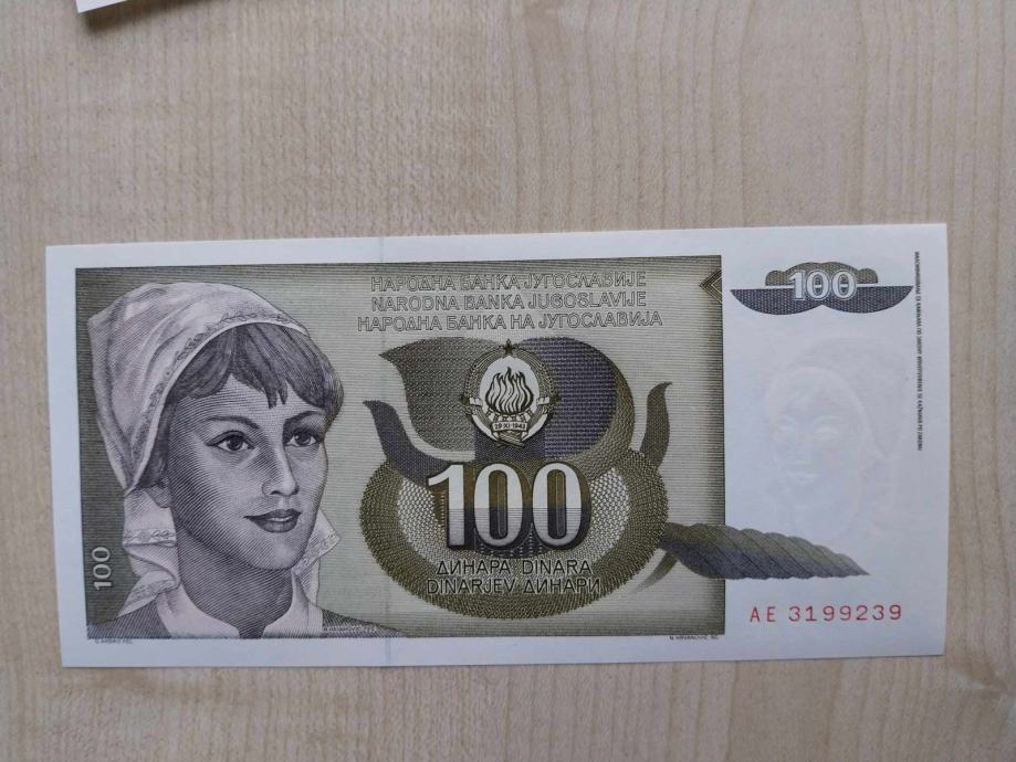 100-dinara-1991-unc