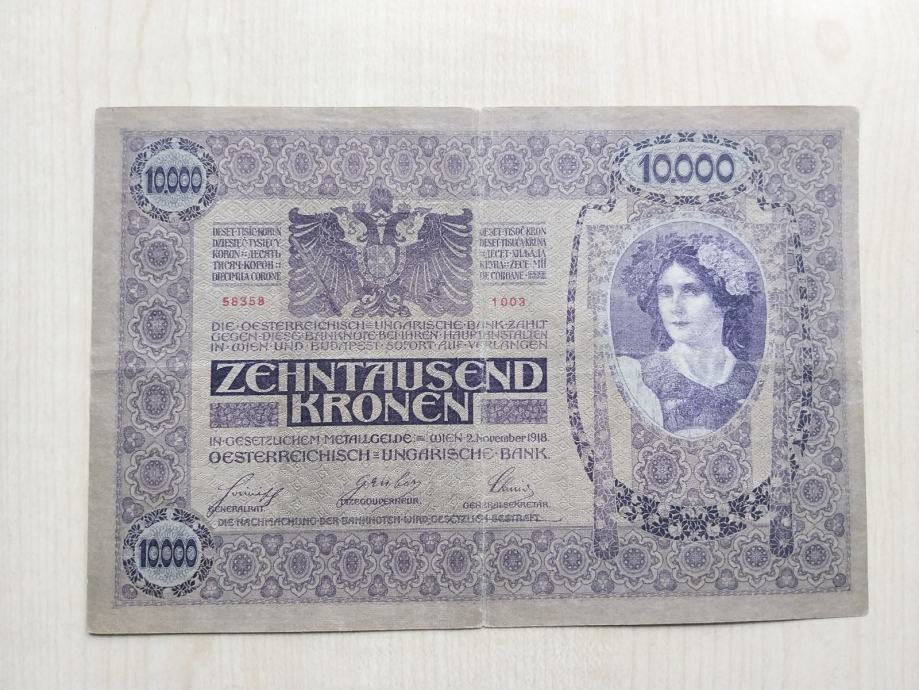 10000 KRON 1918