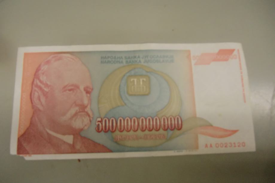 BANKOVCI 50 000, 500 000 000 000 JUGOSLAVIJA