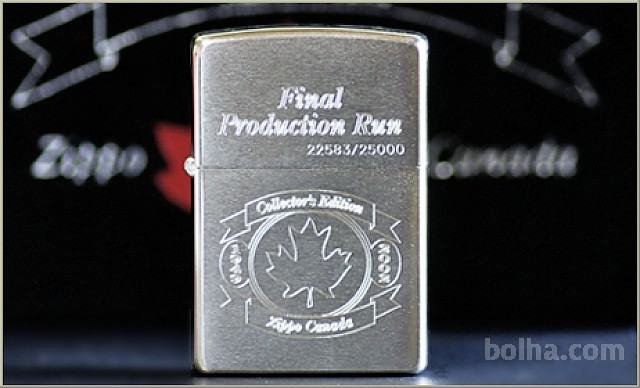 Zippo MADE IN CANADA 2002 - FINAL RUN !!! Limited Edition