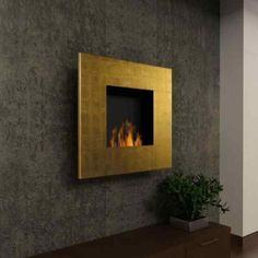 Kamin Planika gold quadro