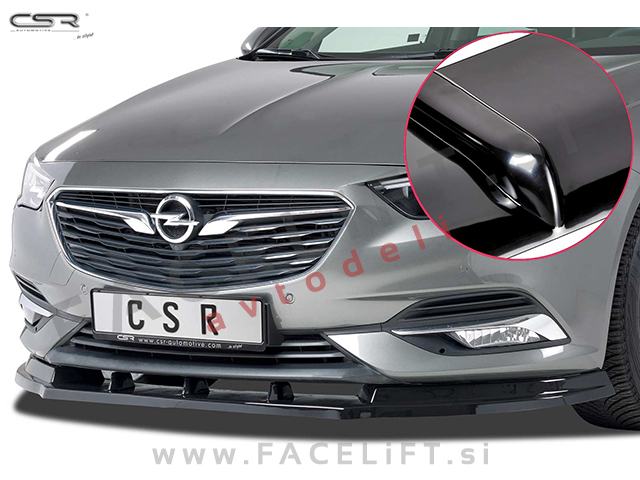Opel Insignia B / (17- ) / podaljšek sprednjega odbijača / črni sijaj
