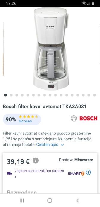 Aparat za kavo Bosch