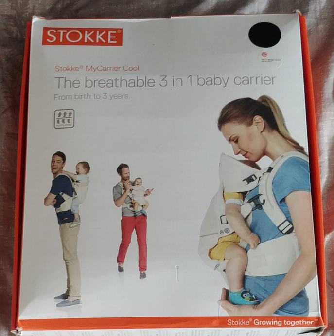 Stokke MyCarrier The breathalbe 3 in 1 baby carrier 2x rabljen