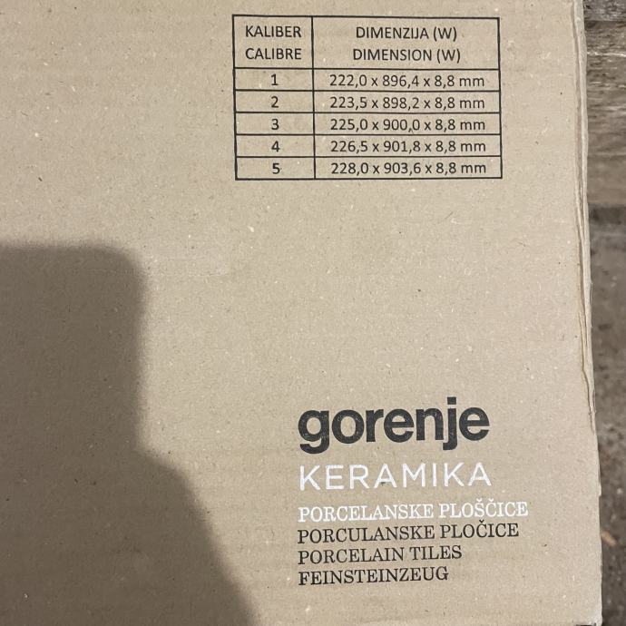 GORENJE KERAMIKA talne ploščice nordic white 22,5x90