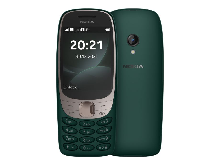 NOVO - NOKIA 6310 - ( Dual SIM ) - Zelene barve - Telefon na tipke