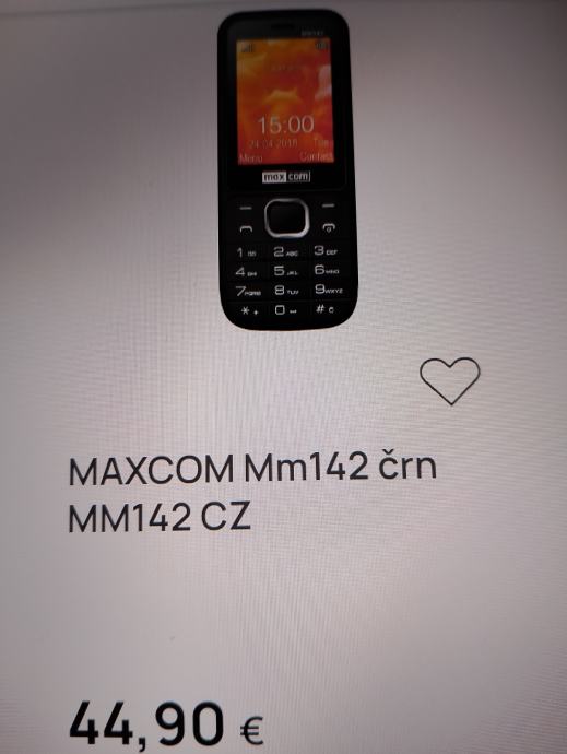 NOV KLASICNI TELEFON DUAL Z POLNILCEM