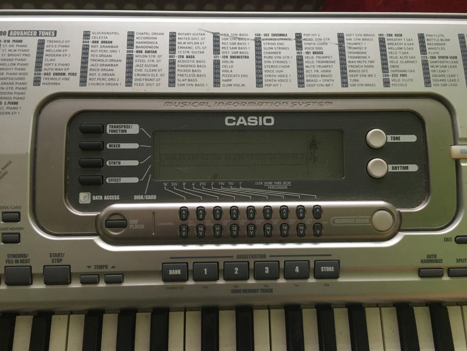 Casio WK3500 sintesajzer (sintisajzer, klaviatura)