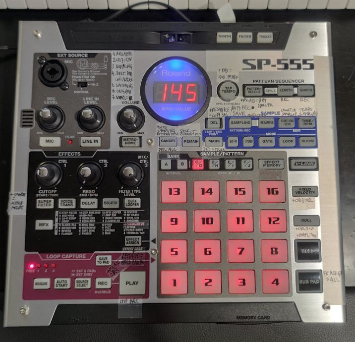 Roland SP-555 sampler