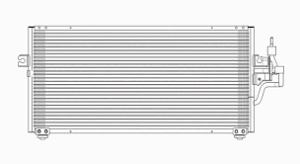 Kondenzator klime 5231K8C1 - Mitsubishi Colt 96-04