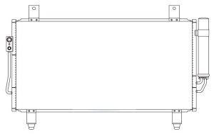 Kondenzator klime 52X1K82K - Mitsubishi Outlander 12-