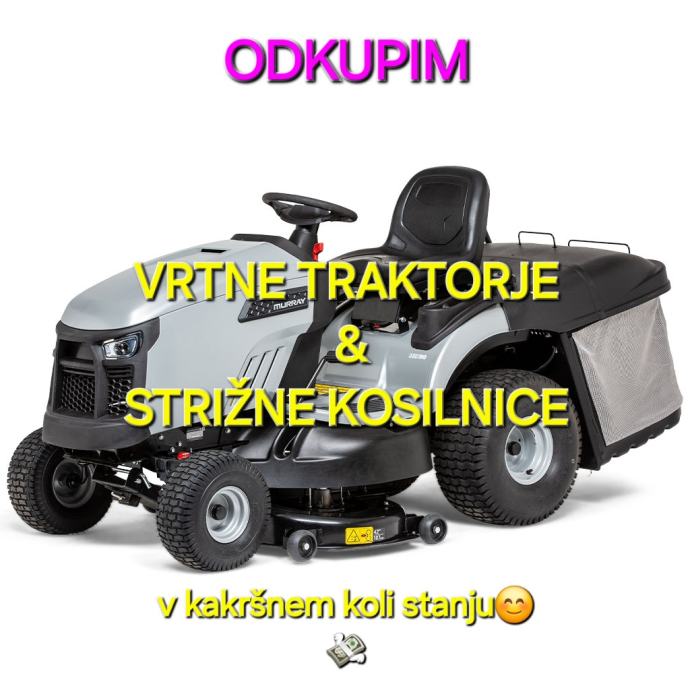 IMATE VRTNI TRAKTOR ALI SAMOHODNO KOSILNICO?