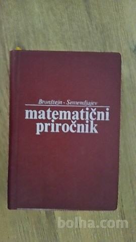 Bronštejn - Matematični priročnik