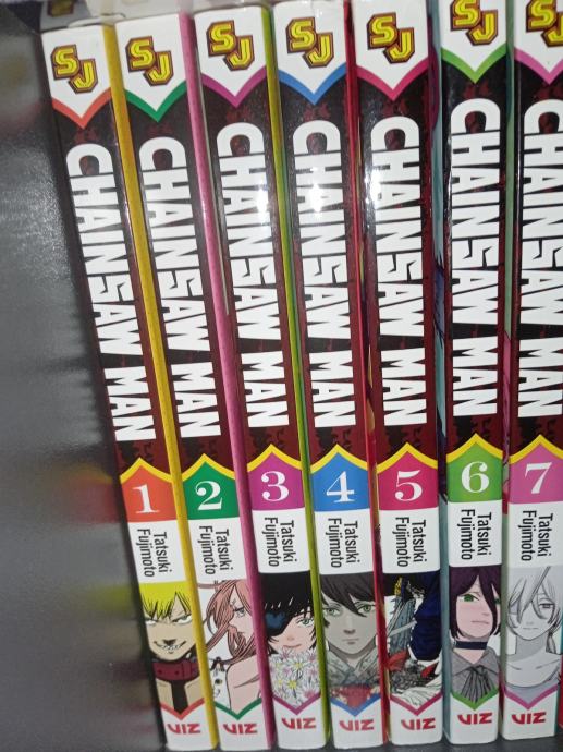 Chainsaw man manga volumes 1-7