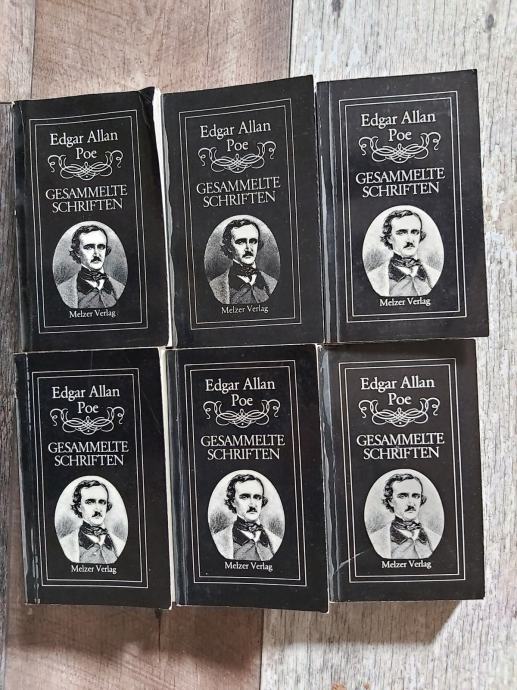 EDGAR ALLAN POE GESAMMELTE SCHRIFTEN 1 2 3 4 5 6