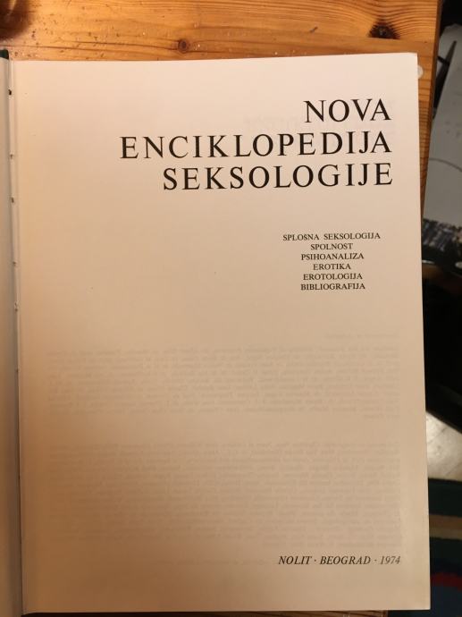 NOVA ENCIKLOPEDIJA SEKSOLOGIJE