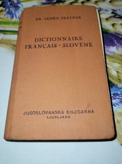 Francosko-slovenski slovar - Pretnar