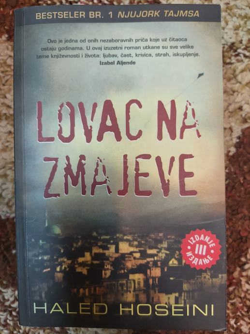 HOSSEINI LOVAC NA ZMEJEVE, TEK ZA ZMAJEM