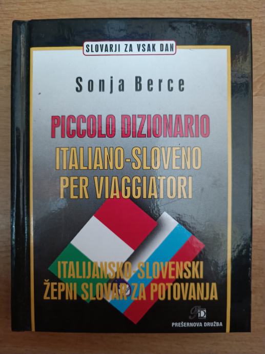 Italijansko slovenski žepni slovar za potovanja-Sonja Berce Ptt častim