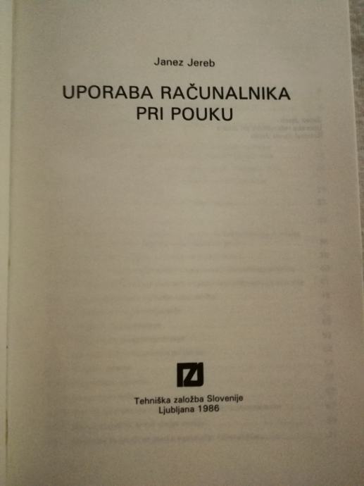 Janez Jereb: Uporaba računalnika pri pouku