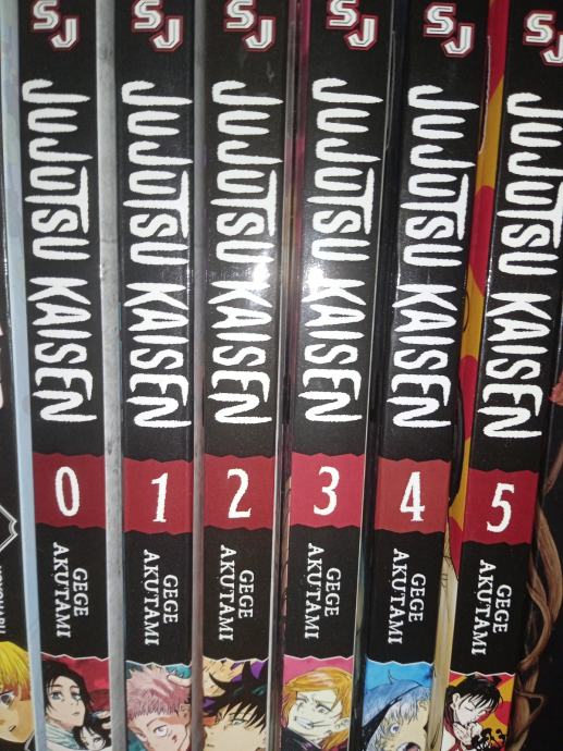 Jujutsu kaisen manga volumes 0-5