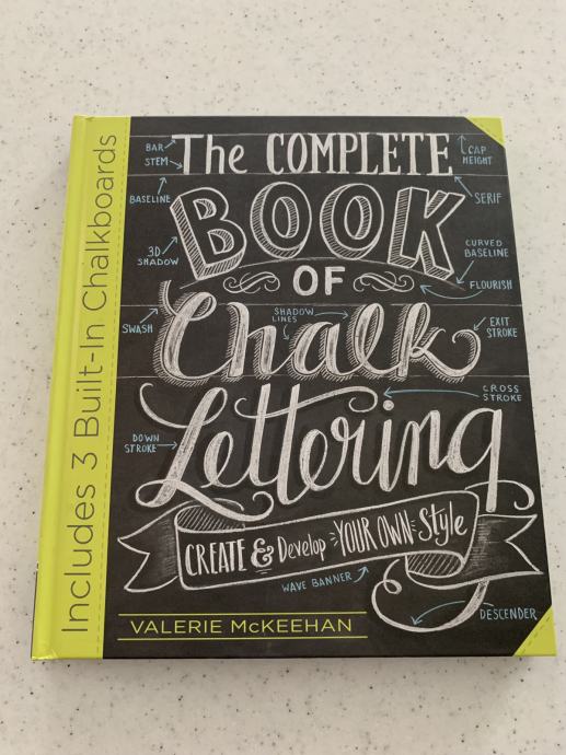 Knjiga Complete book of chalk lettering