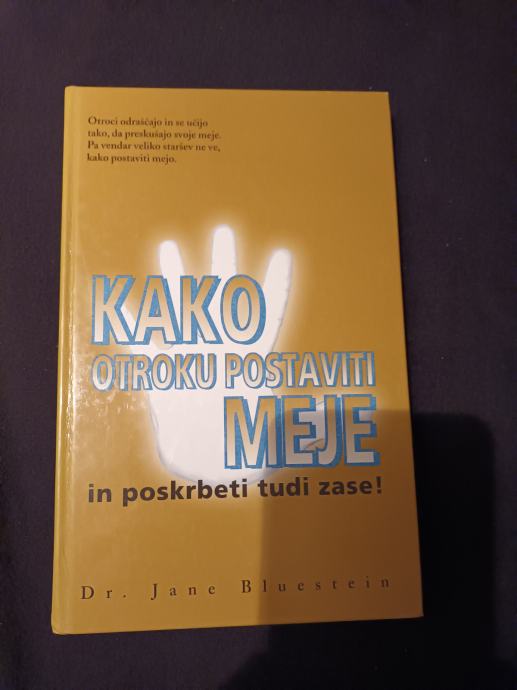 Knjiga Kako otroku postaviti meje, avtor dr Jane Bluestein