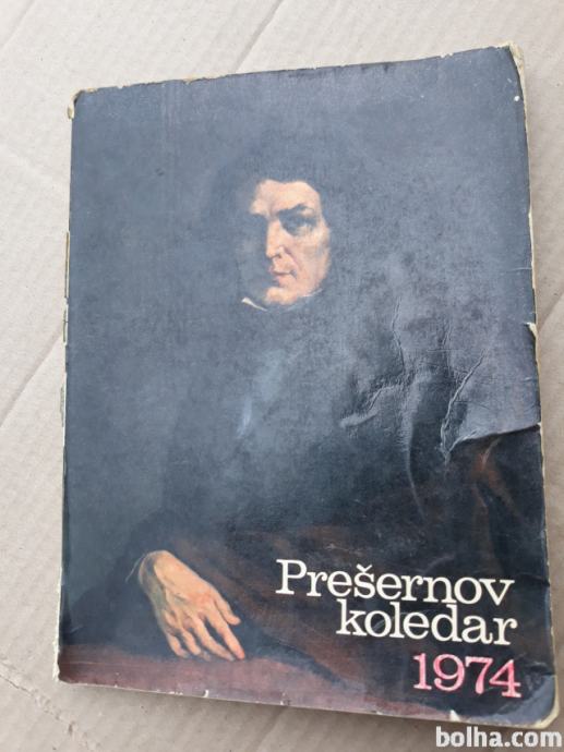 Knjiga PREŠERNOV KOLEDAR 1974