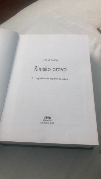 Knjiga Rimsko Pravo