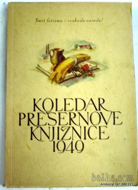 KOLEDAR PREŠERNOVE KNJIŽICE 1949