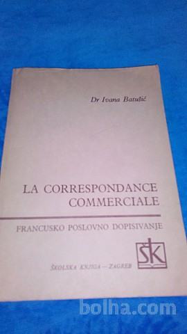 la correspondance commerciale v francoščini