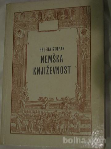 prodam knjigo Nemška književnost