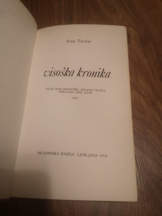 Visoška kronika - Tavčar