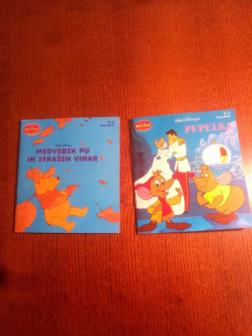 WALT DISNEY MINI ZBIRKA 2 KNJIGI