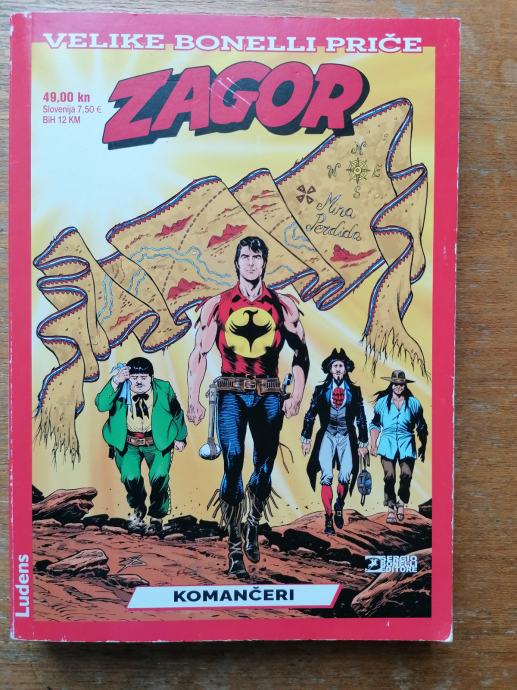 Zagor Velike Bonelli Priče št. 1 Komančeri